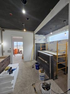 Home renovation project under construction in Palm Beach County